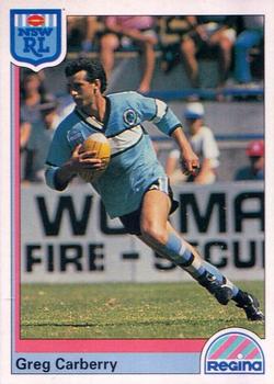 1992 Regina NSW Rugby League #120 Greg Carberry Front